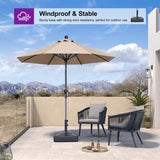PURPLE LEAF Open Box Market Umbrella Table Umbrella Base ZY03-MLBASE-32