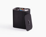 Tota Trio Luxe 90L Black Laundry Separation Basket