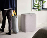 Tota Trio 90L Grey Laundry Separation Basket