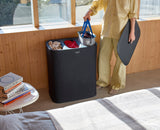 2-piece Black Tota Trio 90L & Hold-All™ Laundry Basket Set
