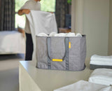 Hold-All™ Max Grey Collapsible 55L Laundry Basket