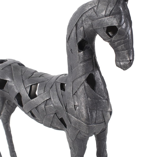 Black Stallion in Polyresin