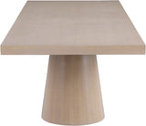 Tavolo Contemporary Dining Table with Rich Black Oak Finish and Expanding Leaf Extensions for Versatility