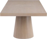 Tavolo Contemporary Dining Table with Rich Black Oak Finish and Expanding Leaf Extensions for Versatility