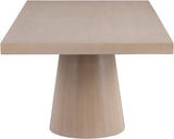 Tavolo Contemporary Dining Table with Rich Black Oak Finish and Expanding Leaf Extensions for Versatility