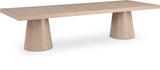 Tavolo Contemporary Dining Table with Rich Black Oak Finish and Expanding Leaf Extensions for Versatility