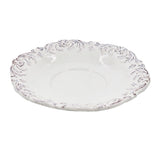 White Vintage-Style Tea Cup & Saucer Set