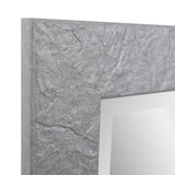 Stucco Vanity Mirror - Gray