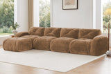 MYLO 140" 4-Seater Sofa with 1 Ottoman