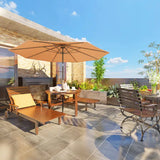 9 ft Patio Umbrella with Crank & Tilt, 8 Steel Ribs