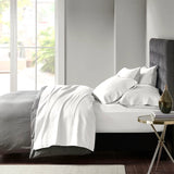 Cotton-Blend Sateen 800 Thread Count 6-Piece Sheet Set White