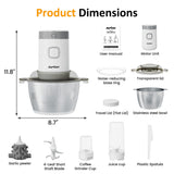 Multifunctional Meat Grinder,Blender & Food Processor Combo