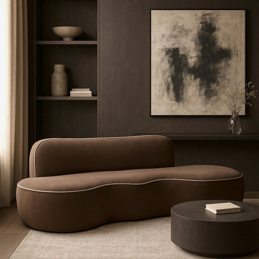 Swerve 101" Velvet Upholstered Sofa