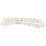 Emberson 4-piece Upholstered Modular Sectional Sofa Ivory