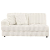 Emberson Upholstered LAF Loveseat Ivory