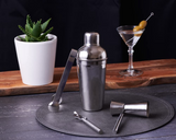 Stainless Steel Cocktail Shaker Bar Tool Set 4 Pc