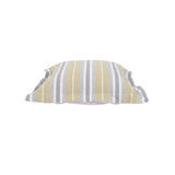 Indoor/Outdoor Puff Scroll Ottoman Dune Moss Cover Only