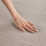 Waffle Weave Textured Duvet Cover Set, Neutral