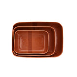 Svelte Terracotta Bakers, 3-Piece Set