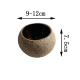 Natural Coconut Shell Bowl Candle Holder Cup