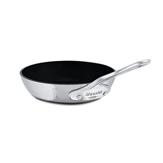 Mauviel M'MINIS Nonstick Round Frying Pan With Cast Stainless Steel Handle, 4.7-In