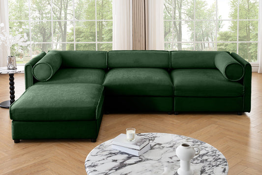 HARMONY 109" 3-Seater Sofa with 1 Ottoman