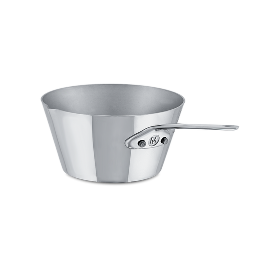 Mauviel M'MINIS Stainless Steel Splayed Saute Pan, 0.15-Qt