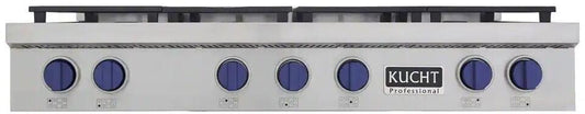 Kucht 48" Inch Gas Sealed Burner Rangetop, KFX489T-B