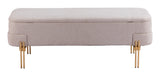 Lebreton Storage Bench Oatmeal Beige
