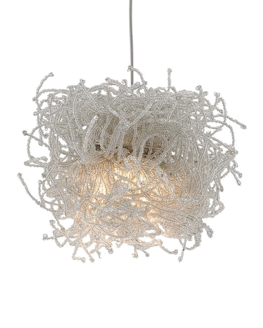 Birds Nest 3-Light Round Multi-Drop Pendant