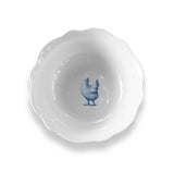 Blue Stallion Gertrude Chicken Salad Bowls Set of 4