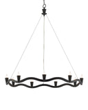 Serpentina Black Chandelier