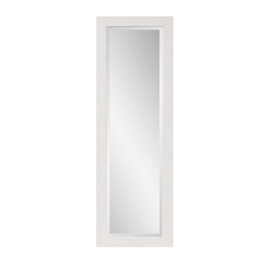 Stucco Dressing Mirror - White