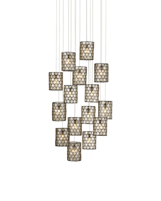 Regatta 15-Light Round Multi-Drop Pendant