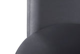 Rotunda Glamorous Contemporary Accent Chair with Gold Metal Legs for Chic Living Room Style