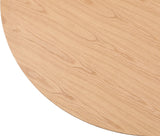 Simba Dining Table - Modern Mid-Century Design with Sturdy Fluted Base for Stylish Gatherings