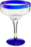 Mexican Hand Blown Glass – Set of 4 Large 16oz