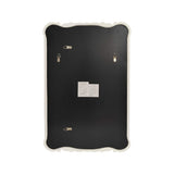 Asbille Glossy White Wall Mirror