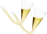 Glass Champagne Shooter Glass Wine - 6 oz