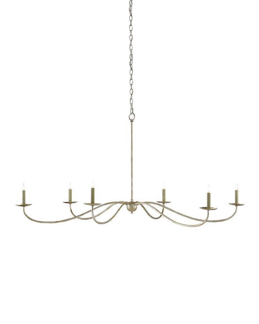 Saxon Large Silver Chandelier
