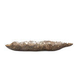 Golden Ore Organic Shaped Oblong Bowl
