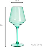European Style Crystal, Stemmed Wine Glasses