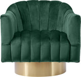 Farrah Modern Accent Chair with Plush Upholstery and Sleek Chrome Base for Stylish Living Spaces