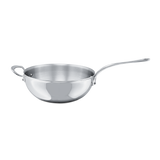Mauviel M'COOK 5-Ply Chef Pan With Helper Handle, Cast Stainless Steel Handle, 3.8-Qt