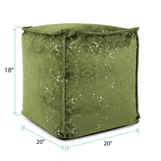 Square Pouf Pisani Emerald