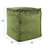 Square Pouf Pisani Emerald