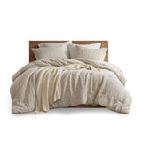 3-Piece Oversized Cotton Matelasse Comforter Set