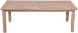 Newport - Acacia Wood 86.75" / 108" Outdoor Patio Dining Table - Natural