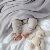Diamond Jacquard Soft Bamboo Cotton Blanket, Grey