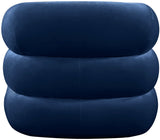 Roxbury Velvet Accent Chair - Stylish Contemporary Design with Deep Channel Tufting for Comfort